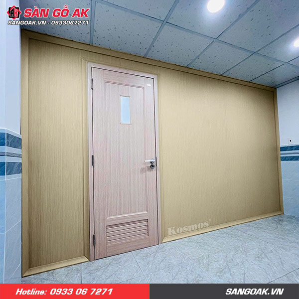 Tấm vách ngăn nhựa vàng sồi nhạt Galawood VN-912